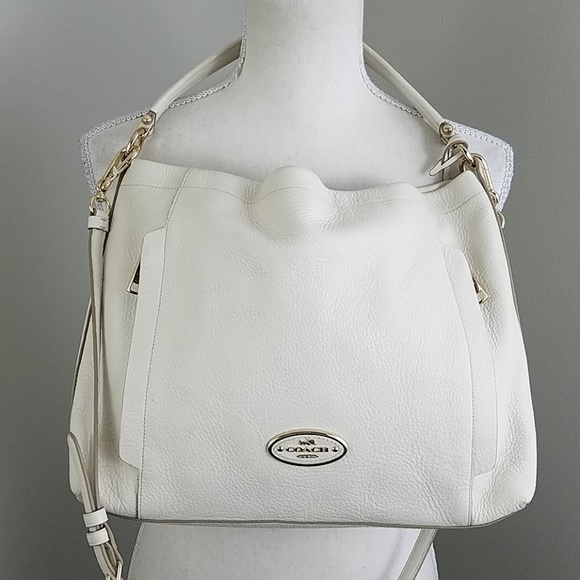 Coach Handbags - Coach Scout Hobo in Pebble Leather 34312 Chalk